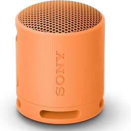 Sony Altavoz Bluetooth Portátil SRS-XB100 - Altavoz Inalámbrico Compacto con Sonido Potente, Batería de 16 Horas, Resistente al Agua IP67, Color Naranja